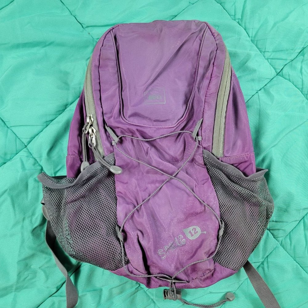REI Sprig 12 Purple Hiking Backpack Daypack Hiking Camping Outdoors School